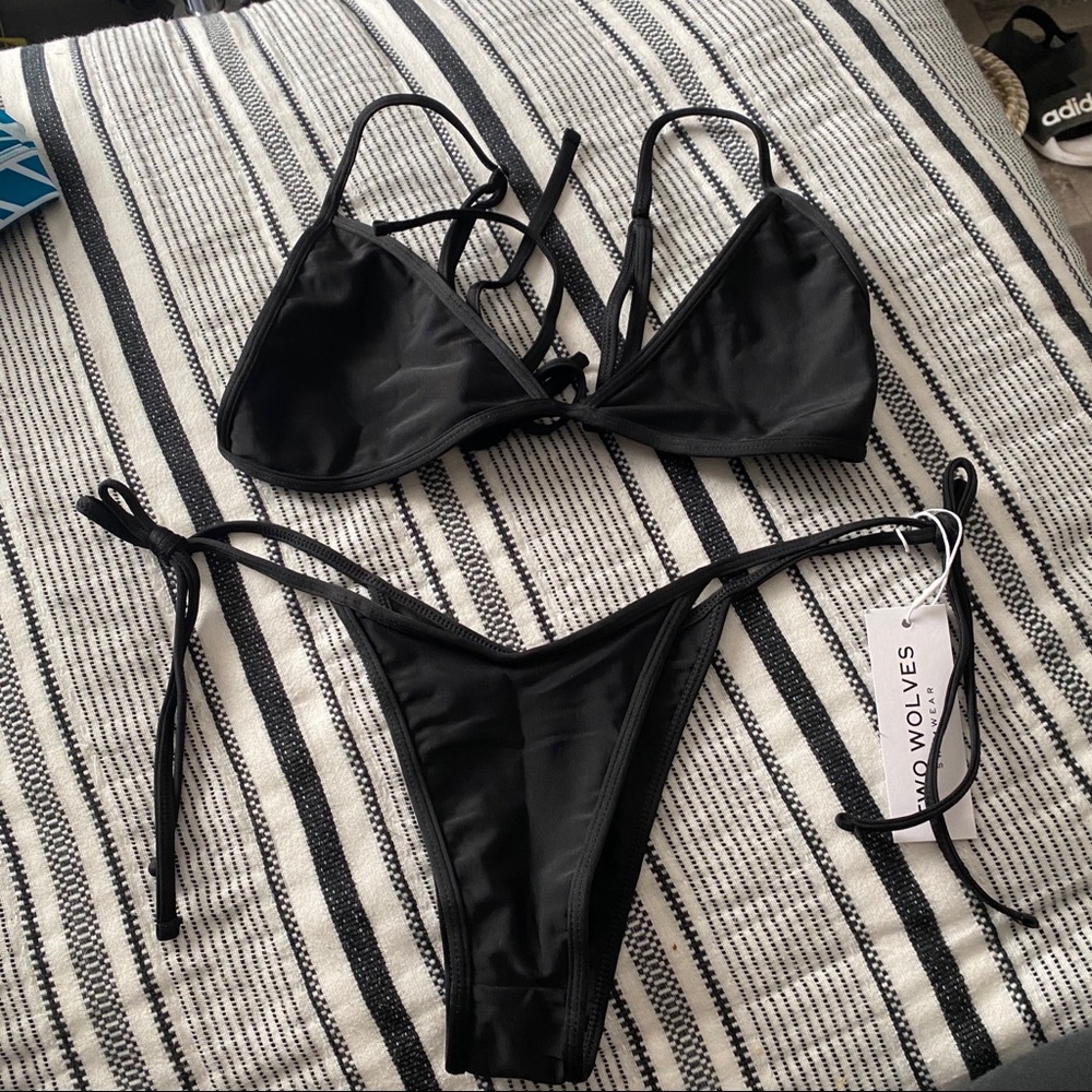 Two wolves bikini set